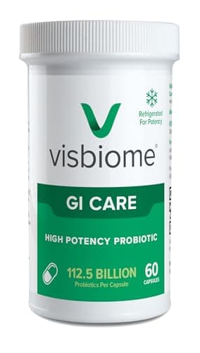 Visbiome® GI Care - High Potency Probiotic - 112.5 Billion CFU Live Probiotics, Original De Simone Formulation, Made in USA, 60 Capsules.