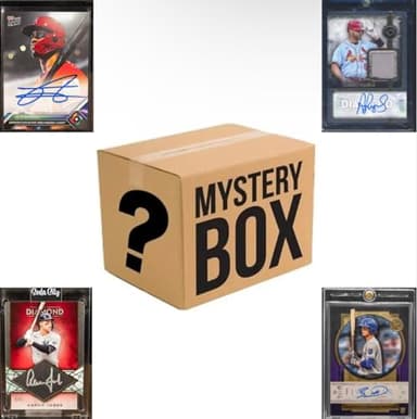 Baseball Sports Card Mystery Pack | Contains 25 Cards | 1x Autograph or Relic Cards Guaranteed | 3X Rookie Cards Guaranteed