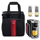 LEFOR·Z Coffee Maker Travel Bag Compatible with Keurig K-Mini,Single Serve Coffee Brewer Carrying Case Compatible for K-Mini Plus with Multiple Pockets for K-Cup Pods(Bag Only)
