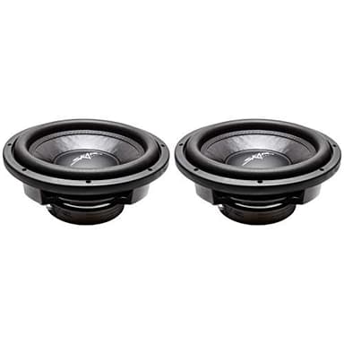 (2) Skar Audio VD-12 D4 12" 800W Max Power Dual 4 Ohm Shallow Mount Subwoofers, Pair of 2