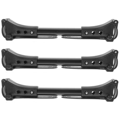 Totority Stroller Connector 3pcs Universal Baby Cart Connector for Twins Universal Fits Umbrella Stroller Adapter for Home Use Adjustable Black,7.9×1.2in