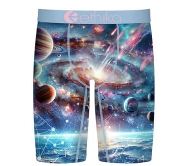 Ethika Mens Staple Boxer Brief | BMR Tag (US, Alpha, Small, Regular, Regular, PLANET)