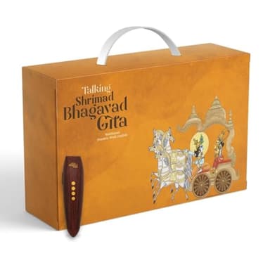 Talking Bhagavad Gita Book with Reading Pen - An unique Gift for Indian Parents (Essential for every Indian Family!)