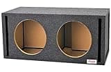 Atrend 12JL01DV 12” JL Audio Dual Vented Subwoofer/Speaker Enclosure Compatible with WO & W1 Series Subwoofers. Made in USA