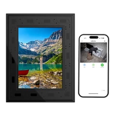 GIIRKUUU Picture Frame Camera, Security Camera WiFi 1080P, 365 Days Standby PIR Motion Detection HD Night Nision Real Time View Live Surveillance Wireless Mini Nanny Video Cam