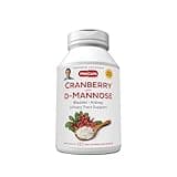 ANDREW LESSMAN Cranberry with D-Mannose - 30 Capsules - Supports Bladder, Kidney and Urinary Tract Health. High Potency Standardized Cranberry Concentrate and D-Mannose. Easy to Swallow Capsules