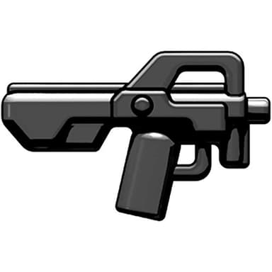 BrickArms 2.5 Scale LOOSE Weapon Combat PDW Black by BrickArms