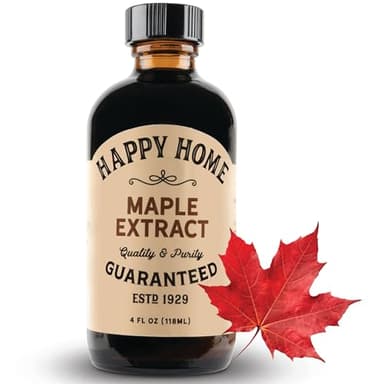 Happy Home Premium Natural Maple Flavor - Certified Kosher, 4 oz.