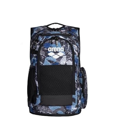 ARENA All Set Sports Swim Backpack Athletes Gym Rucksack Multisport Daypack Large Size Training Gear Equipment Bag for Teens Men Women, 45 Liters, Scratched