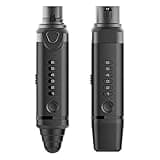 NUX B-3 Wireless Microphone System, Small Compact Transmitter and Receiver, XLR Connector, 100 Feet Range, Rechargeable Battery, 2.4GHz