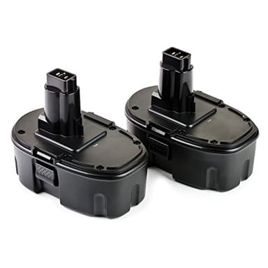 ExpertPower 2 Pack 18v 2000mAh NiCd Battery for Dewalt DC9096 DW9095 DW9096 DW9098 DE9039 DE9095 DE9096 DE9098 DC9099 DC9098