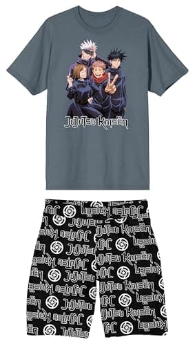 Bioworld Jujutsu Kaisen Group Shot Men's 2-Pack Pajama Set set XL