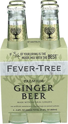 Fever-Tree Premium Ginger Beer, 6.8 Fl Oz 4 count