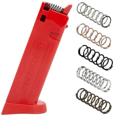 TTRIGGER Light Glock Dry Fire Training 9mm, 40, 357, 22, 45GAP Compatible Dry Fire Mag & Spring Kit - Audible & Tactile Simulation Dry Shooting Practice - Safe Home Practice, Magazine Uses No Ammo