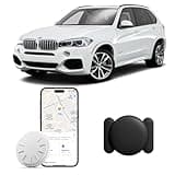 Hongtop H GPS Tracker for Vehicles No Subscription, Work with Find My (iOS Only), Mini Hidden Car Tracker Device with Magnetic Case, No Monthly Fee (1PCS, Black)