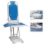 VOCIC Electric Chair Lift with 2 Types Suction Cups, Fall Assist Devices Lift You Up from Floor, Floor Lift Height Up to 20", Support Up to 300 LBS, No Assembly Required, AX08 (Blue)