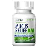 HealthA2Z® Mucus Relief DM | Dextromethorphan HBr 20mg | Guaifenesin 400mg | No Benzene | Cough, Immediate Release, Uncoated (50 Count (Pack of 1))