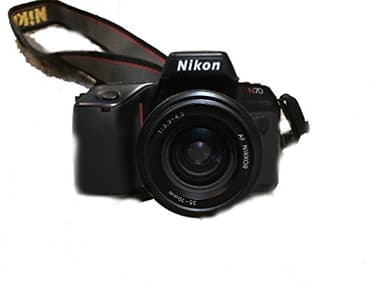 Nikon N70 35MM SLR Film Camera With AF Zoom lens, Black (Renewed)