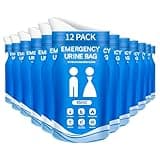 Prelady 850cc Disposable Urine Bag, 12 PCS Emergency Portable Urinal Bags for Men/Women, Unisex Pee and Vomit Bags for Travel, Camping, Long Trips, Pregnant Women, Kids