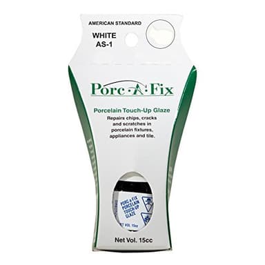 Porc-a-fix Touch-up Repair Glaze Paint to Match American Standard, White (AS-1)