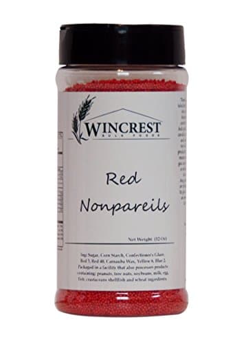 Red Nonpareils - 12 Oz Jar