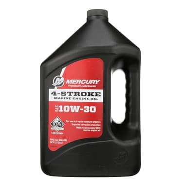 Mercury 10W-30 4-Stroke Mineral Marine Engine Oil, 1 Gallon - 8M0078626