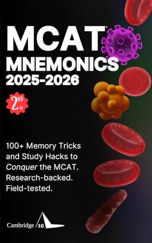 MCAT Mnemonics 2025-2026: 100+ Memory Tricks, Study Strategies for MCAT Success