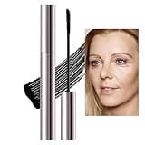 Erinde Black Mascara for Older Women 60 Plus, Extreme Length and Volume Waterproof Mascara for Mature Women, No Clumps, Long-Wearing, Hypoallergenic for Sensitive Eyes