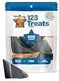 123 Treats | Cow Hooves for Dogs | 100% Natural Long Lasting Hoof Dental Dog Thick Chews, Perfect as Hooves for Dogs to chew. Made from Free Range, Grass Fed Cattle with NO Additives - (10 Count)