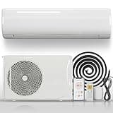 TABU 12000BTU Mini Split Air Conditioner with 1 Ton Pre-Charged Heat Pump, 21 SEER2 Air Conditioner&Heater with Inverter, Work with Alexa,Cools Up to 750 Sq.FT,110-120V,Installation Kit included
