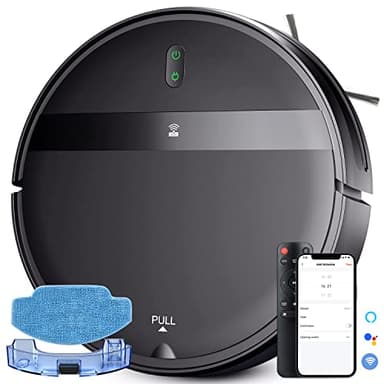 Kilgone Robot Vacuum and Mop Combo, App/Alexa Control, Smart Robot Vacuum Cleaner, Ultra-Thin, Automatic Recharge Robotic Vacuum Cleaner for Pet Hair/Carpet/Hard Floor