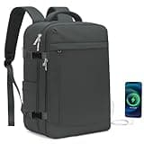 Lossga for Spirit Airlines Personal Item Bag 18x14x8 Inches Travel Bag Mens Travel Backpack for Women Fit Up to 17 inch laptop Backpack With Usb Charging Port Carry on Flight Approved