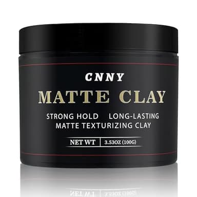 CNNY Men's Hair Styling Clay 3.53 oz, Firm Hold, Matte Finish, Hair Clay with Natural Ingredients, Add Volume & Texture, Premium Men’s Hair Type
