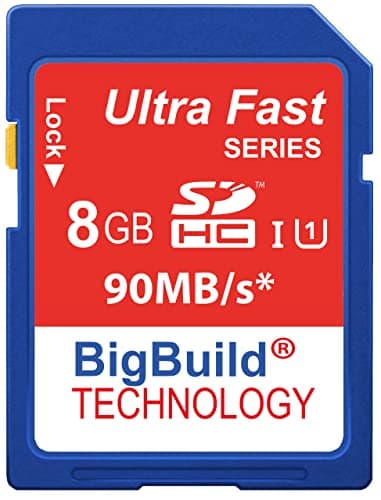 BigBuild Technology 8GB Ultra Fast SDHC 90MB/s Memory Card Compatible with Kodak PIXPRO FZ101, FZ45, FZ55 Camera