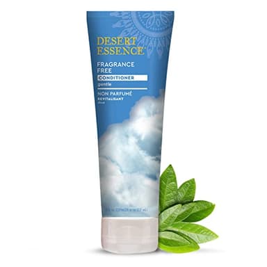 Desert Essence Fragrance Free Conditioner – Gentle, Paraben, Gluten & Cruelty-Free - Smooths & Softens Hair - No Oil Residue - For All Hair Types - 8 fl oz