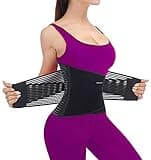 TESETON Back Brace for Men and Women, Support Belt Relief Lower Back Pain Herniated Disc, Sciatica, Scoliosis, Breathable Mesh, Lumbar Support Belt with 8 reinforced Bones 02 Black-S