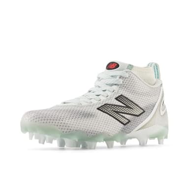 New Balance Women's FreezeLX V5 Lacrosse Shoe, White/Black, 8.5 M