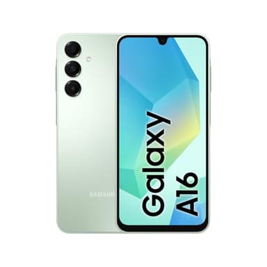 SAMSUNG Galaxy A16 4G LTE (128GB + 4GB) International Model SM-A165F/DS Factory Unlocked 6.7" Dual Sim 50MP Dual Cam (Case Bundle) (Light Green)