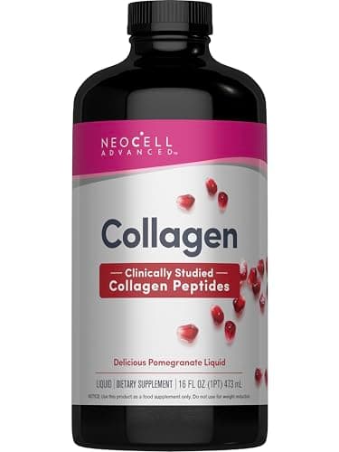 NeoCell Advanced Liquid Collagen | 4000 mg | Pomegranate and Fruit Juice Concentrates | for Women and Men | 16 fl oz