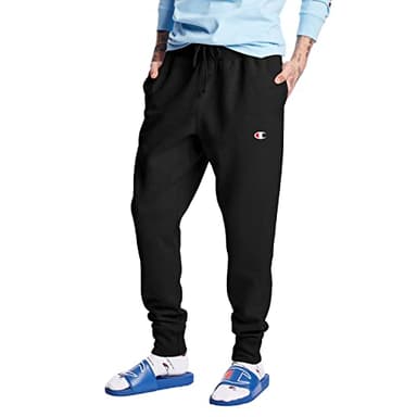 Champion Men's Reverse Weave Jogger, black/c logo, Small