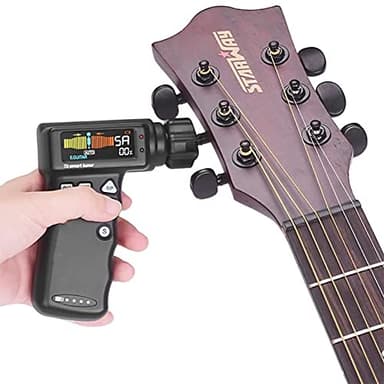 T2 Smart Guitar Tuner & Automatic Peg String Winder 2-in-1 Multi-functional String Instrument Tool for Guitars/Ukulele/Banjo/Mandolin