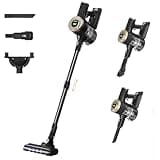 BUTY BULU Cordless Stick Vacuum Cleaner, 30KPa Handheld 2200mAh Rechargeable Battery Lightweight Small Vac Electirc Broom, 40Mins Runtime for Home Hard Floor Carpet Pet Hair Cleaning, LED Screen