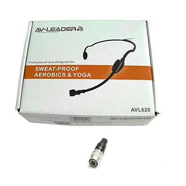 AVLeader AVL620 Professional Water Resistant Headset Microphone for Audio-Technica Wireless Systems_ Great for Aerobic & Yoga Classes!