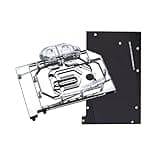 GPU Waterblock Water Cooling Block for MSI GeForce RTX 4070 Ti Ventus/Super Gaming 3X 12G OC GPU Card Cover Copper Radiator Graphics Card/RGB Light Aura 5 RBW/with Metal Backplate/N-MS4070TIVES-X-V2