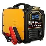 PCHH 12V 24V Car Battery Charger Heavy Duty, 0-15A Automatic Battery Maintainer, Smart Trickle Charger with Auto Shutoffs, Repair, Winter Mode, for Automotive Car Truck Motorcycle RV AGM Deep Cycle