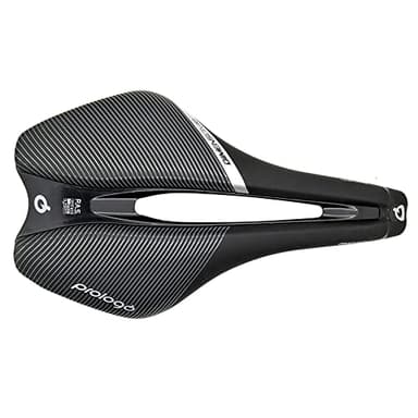 Prologo Dimension PAS T4.0 Rail, Ergonomic Short Nose, Performance Road Bike Saddle, Black, 245x143mm