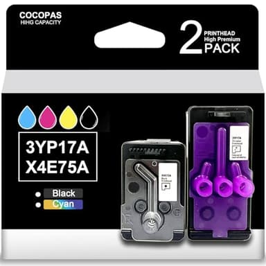 cocopas High Capacity 3YP17A X4E75A Printhead Replacement for HP Smart Tank 660 670 700 6000 6001 7000 7001 7300 7301 7600 7602 Series Printers Replacement with 6001 Remanufactured Printhead