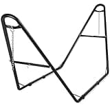 Best Choice Products Adjustable Portable Hammock Stand, Outdoor Patio Weather-Resistant Steel for 9-14ft Hammocks w/Hanging Hooks, Powder-Coated Finish, Carrying Bag, 450lb Weight Capacity
