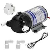 Kelegaan 2024 Upgraded Booster Pump Kit, Suitable for Household Reverse Osmosis Water Filtration System Standards or Manifolds up to 200 GPD,Bring a High-Voltage Switch