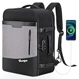 YOUNGOA Travel Backpack for Traveling on Airplane, Airline Approved 18x14x8 Travel Backpack for Men & Women, Carry On Luggage Suitcase Backpack